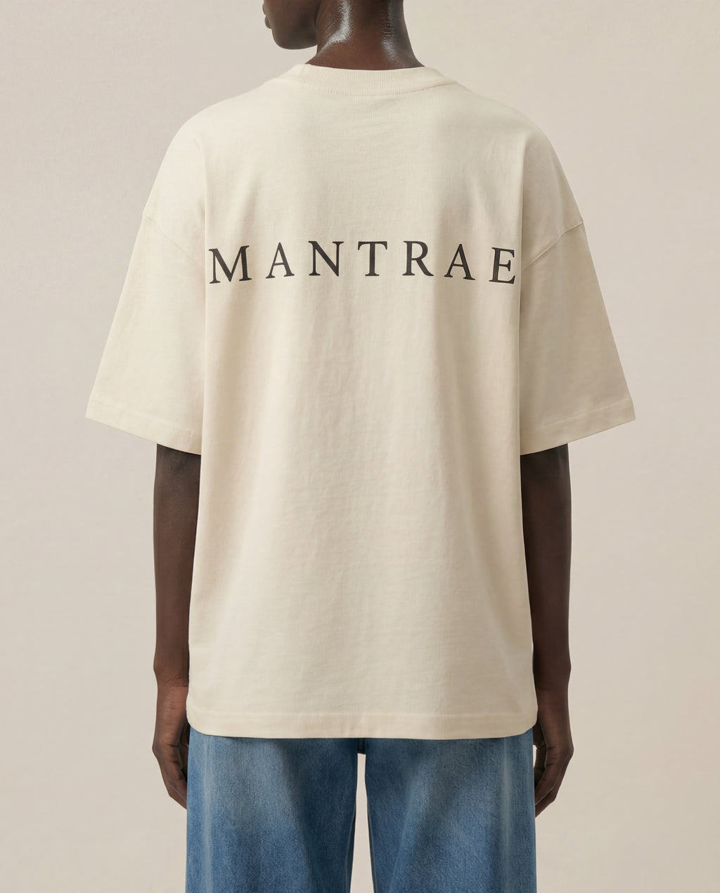 Oversized T-shirt in Lily White