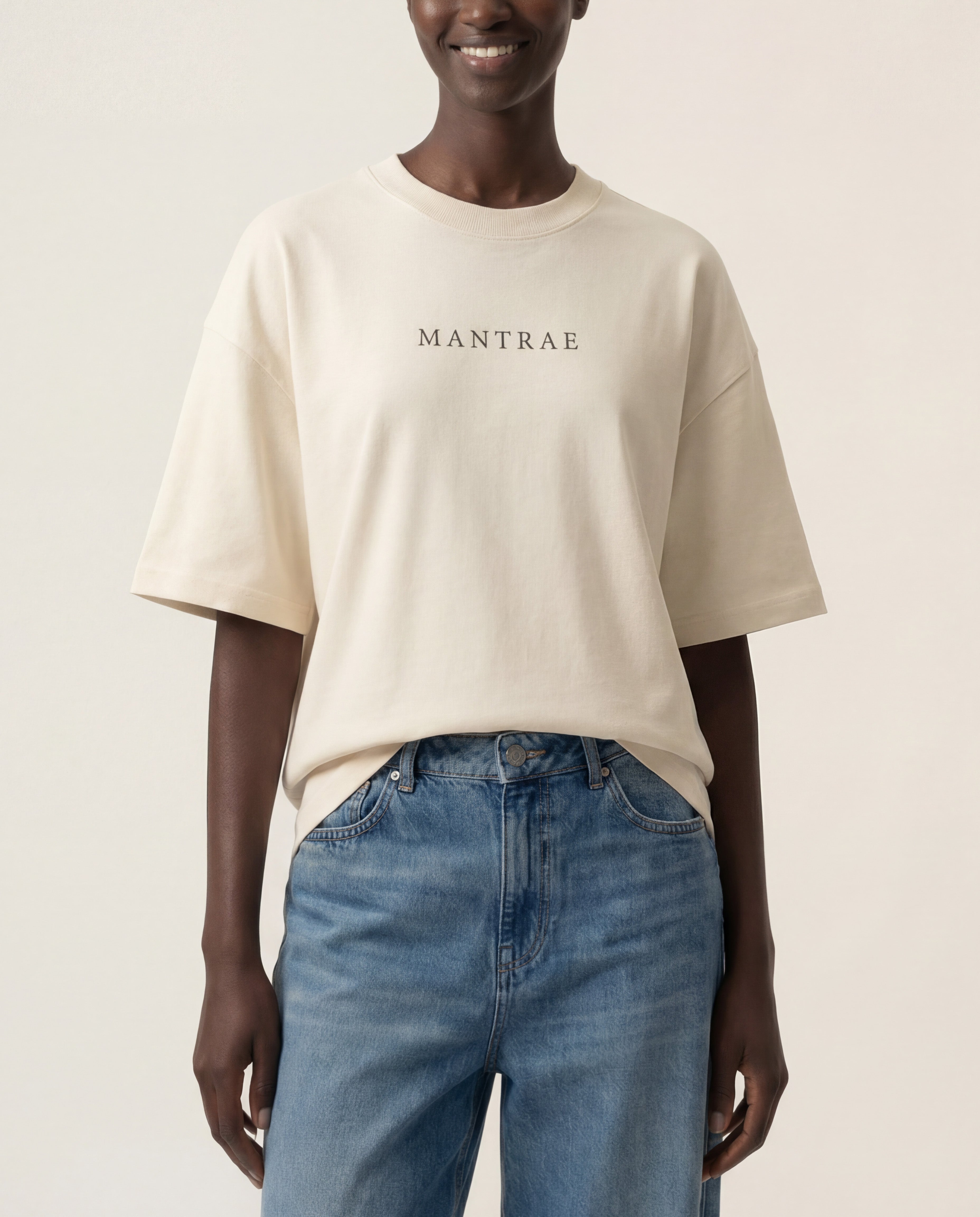 Oversized Founder T-shirt in Lily White